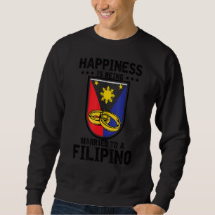 Sweatshirt Bonheur Humoristique Marié À Une Femme Asiatique P