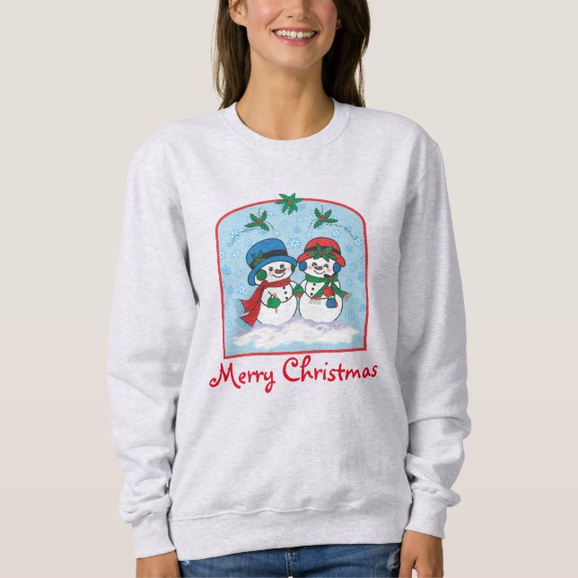 Sweatshirt Bonhomme de neige (Devant)