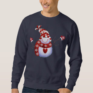 Sweatshirt Bonhommes de neige mignons