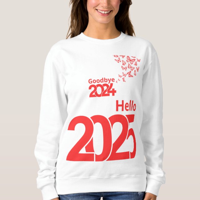 Sweatshirt Bonjour 2025 (Devant)