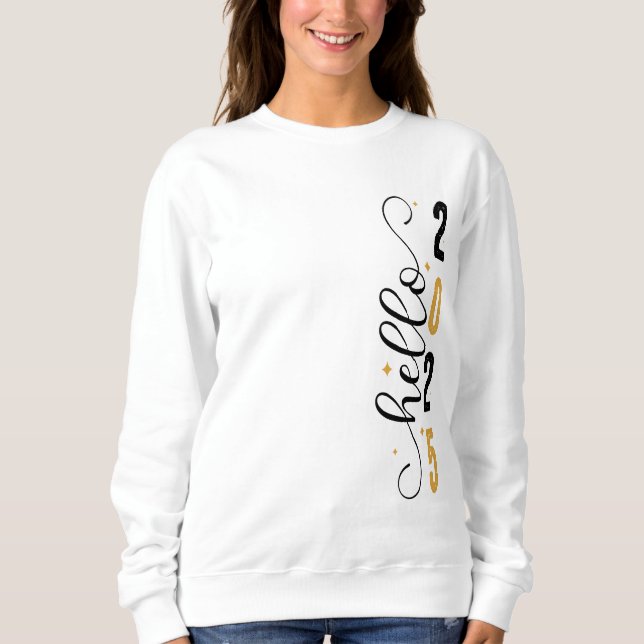 Sweatshirt Bonjour 2025 (Devant)