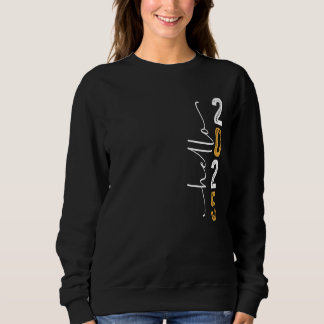 Sweatshirt Bonjour 2025 Bonne nouvelle année de typographie F