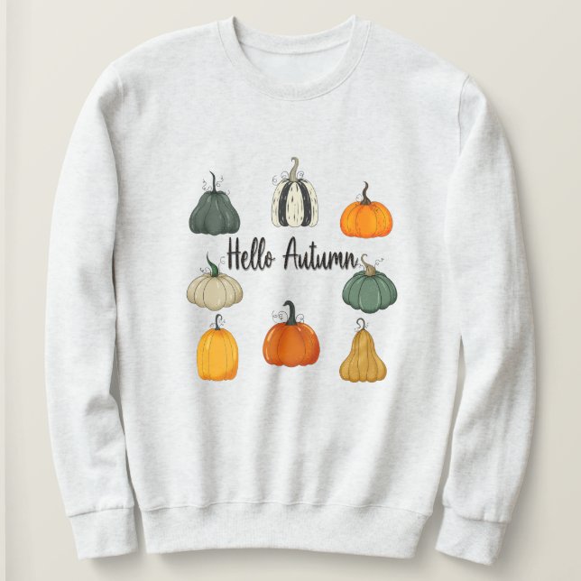 Sweatshirt Bonjour Automne (Design devant)