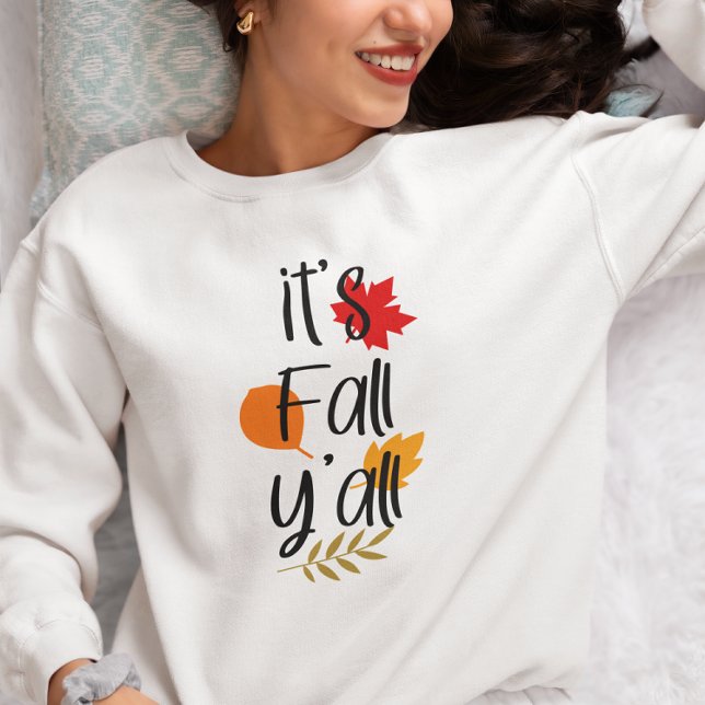 Sweatshirt Bonjour citrouilles , ambiance automne (Créateur téléchargé)
