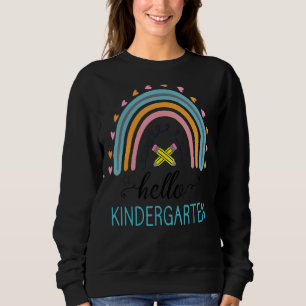 Sweatshirt Bonjour Équipe De Jardin D'Enfants Retour À L'Écol