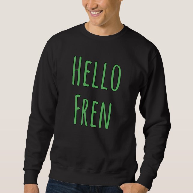 Sweatshirt Bonjour Fren (Devant)