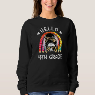 Sweatshirt Bonjour l'équipe de quatrième année 4e année Retou