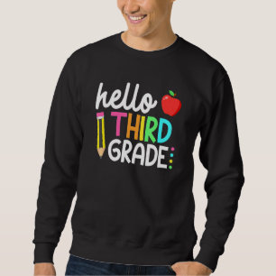 Sweatshirt Bonjour l'équipe de troisième année 3e année Retou