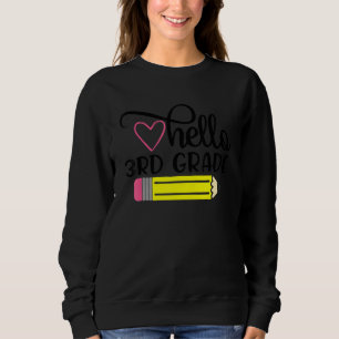 Sweatshirt Bonjour maternelle Retour À L'École Étudiante Ense