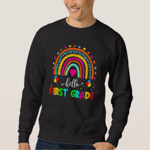 Sweatshirt Bonjour Première Classe Arc En Arc En Arc De Retou