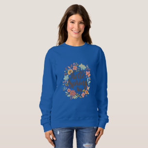 Sweatshirt Bonjour Printemps – Design Minimaliste Floral Past