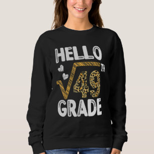 Sweatshirt Bonjour racine Carré de 49e 7e année 1ère jour Leo