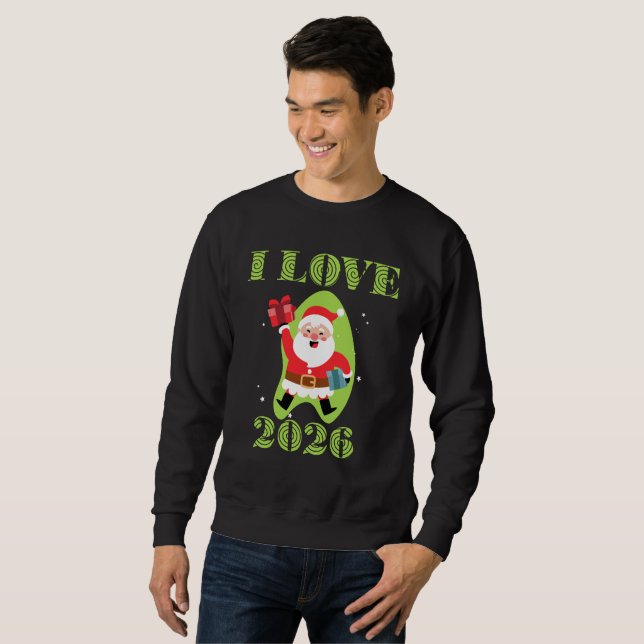 Sweatshirt Bonne année 2026 (Devant entier)