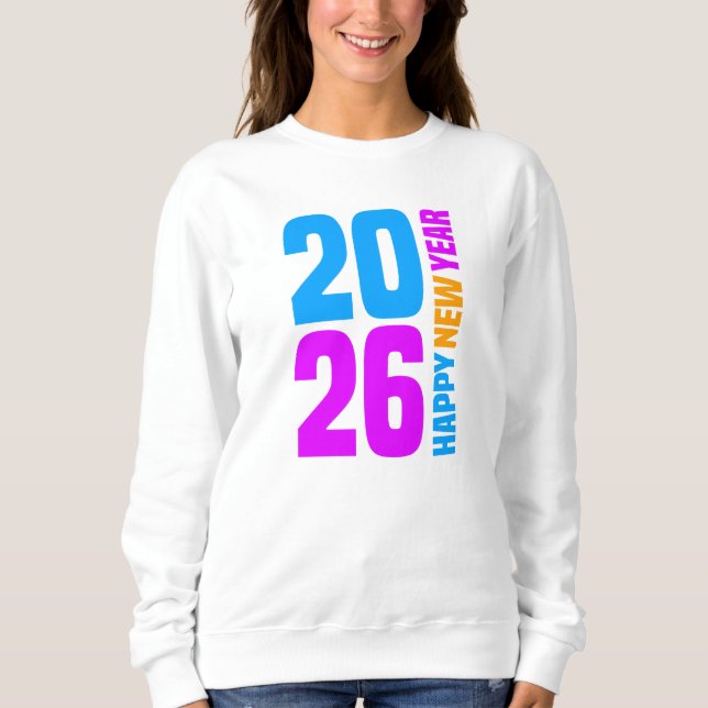 Sweatshirt Bonne année 2026-34568 (Devant)
