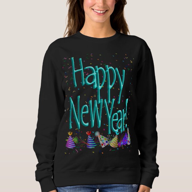 SWEATSHIRT BONNE ANNÉE ! CHOIX (Devant)
