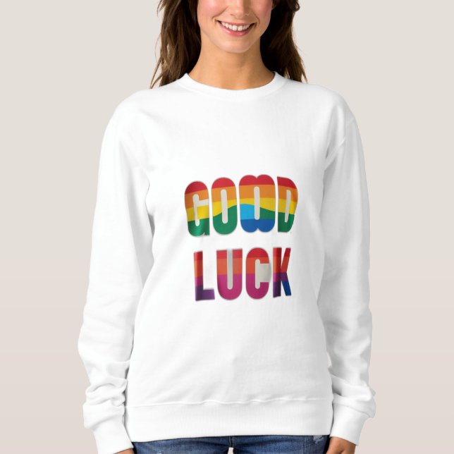 SWEATSHIRT BONNE CHANCE (Devant)