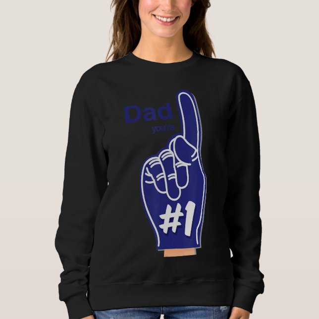 Sweatshirt Bonne Fête des pères (Devant)
