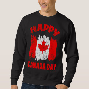Sweatshirt Bonne fête du Canada Feuille d'érable Jour du Cana