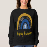 Sweatshirt Bonne Hanoukka 2021 Menorah juive Hanoukka Rainbo<br><div class="desc">Joyeux Hanoukka 2021 Menorah juive Hanoukka Rainbow Design</div>