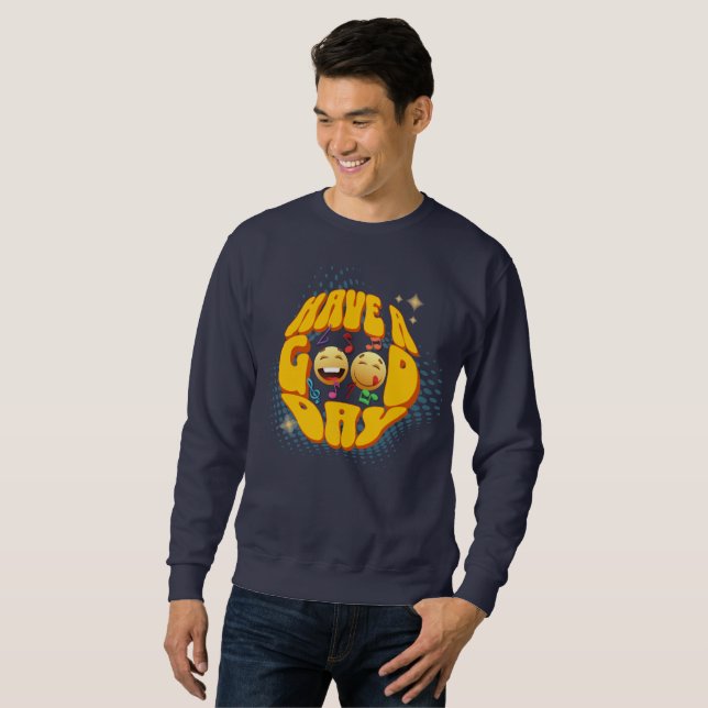 Sweatshirt Bonne journée | Hommes (Devant entier)