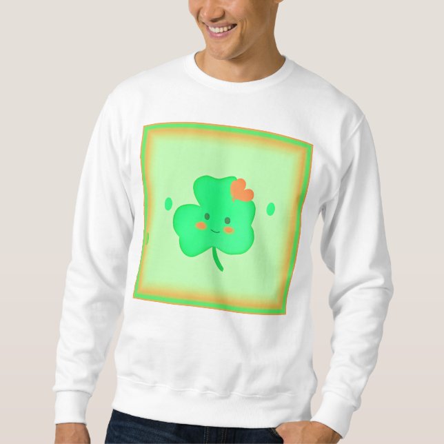 Sweatshirt Bonne Saint Patrick. Commandez dès maintenant  (Devant)
