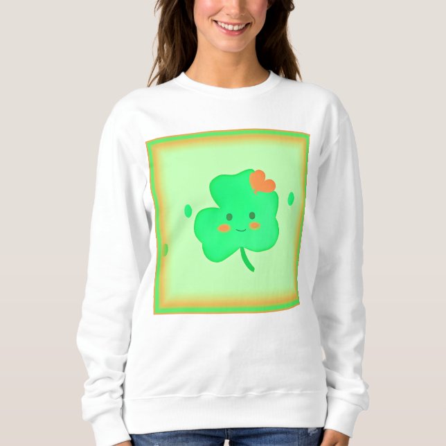 Sweatshirt Bonne Saint Patrick. Commandez dès maintenant  (Devant)