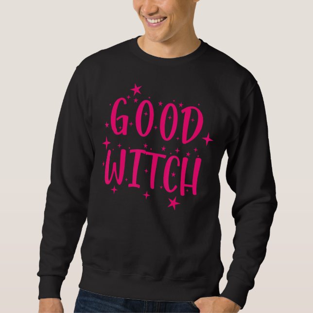 Sweatshirt Bonne sorcière Halloween (Devant)