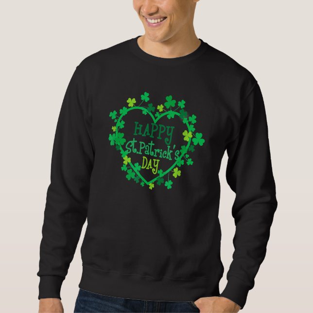 Sweatshirt Bonne St Patrick's Day Drôle Saint Patrick Irlanda (Devant)