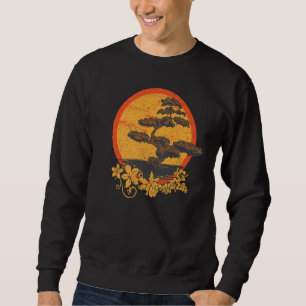 Sweatshirt Bonsai Arbre En Japonais Zen Enso Bouddhiste Cercl
