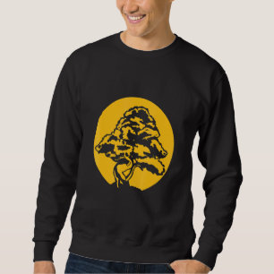 Sweatshirt Bonsai Avec Coucher De Soleil