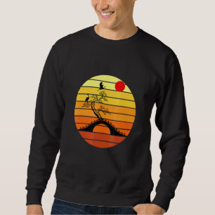 Sweatshirt Bonsai et coucher du soleil