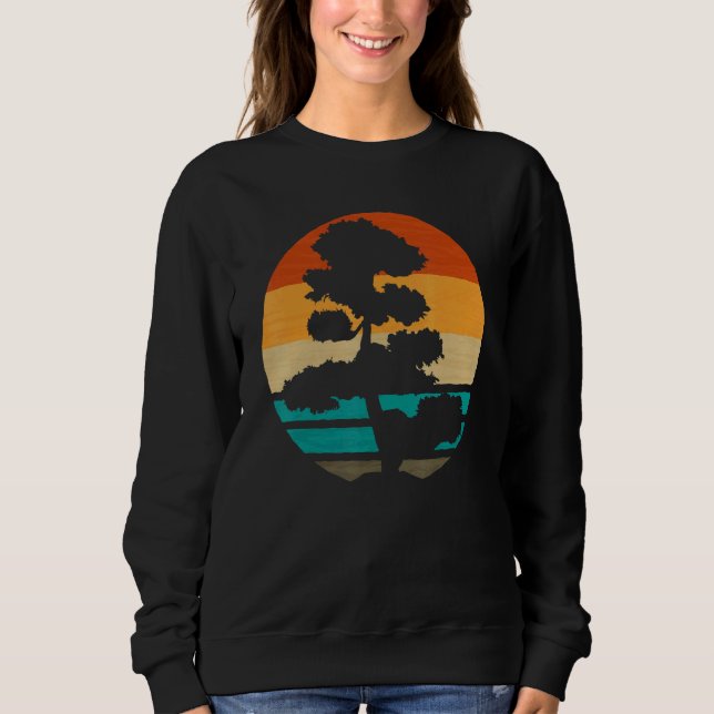 Sweatshirt Bonsai     Japanese Bonsai Tree Pacific Ocean Beac (Devant)