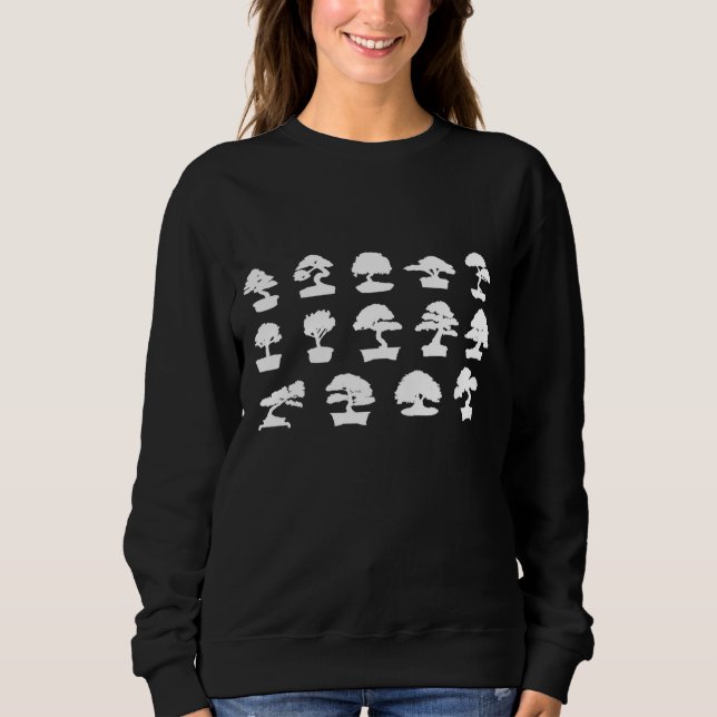 Sweatshirt Bonsai Trees Jardin japonais Zen Bonzai Art Cadeau (Devant)
