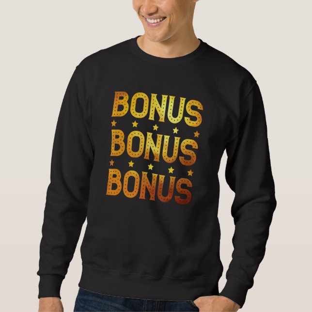 Sweatshirt Bonus Bonus Bonus Casino Lucky Slots Jeu Winn (Devant)
