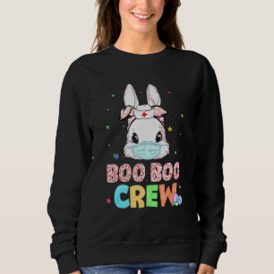 Sweatshirt Boo Boo Crew Bunny Nurse Rabbit de Pâques Masque v