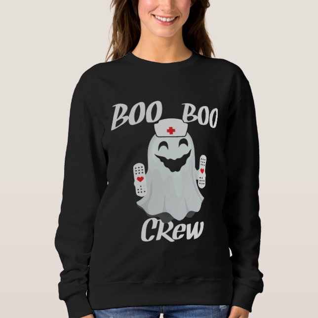 Sweatshirt Boo Boo Crew EMT Paramedic and Nurse (Devant)