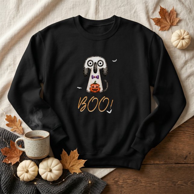 Sweatshirt BOO Gentil Fantôme Halloween (Créateur téléchargé)
