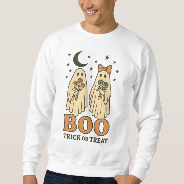 SWEATSHIRT BOO-TRICK OU TRAITEMENT (Devant)