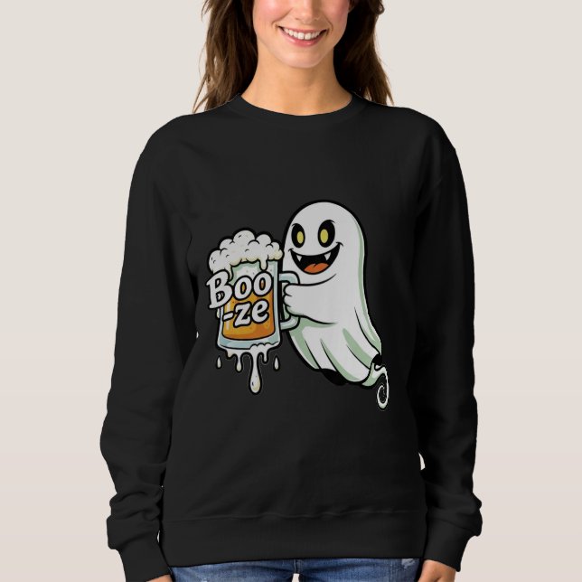 Sweatshirt Boo-z – Création de fantôme drôle pour Halloween (Devant)