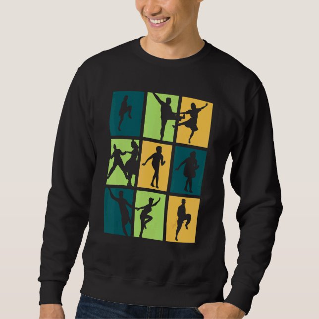 Sweatshirt Boogie Woogie Dance Retro (Devant)