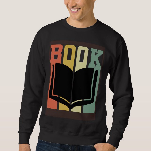 Sweatshirt Book  Book and Books Reading pleasure Bookworm (Devant)