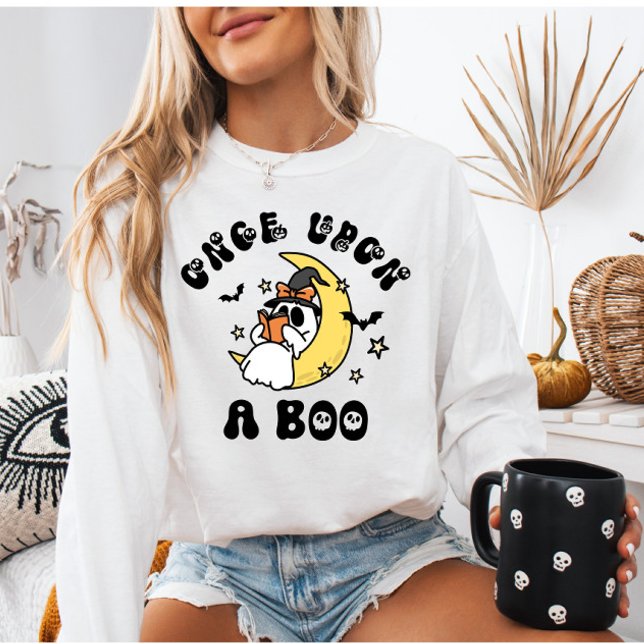 Sweatshirt Booker Ghost Once upon a Booko Halloween (Créateur téléchargé)