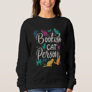 Sweatshirt Bookish Chat Personne, Bookish Amoureux des chats,