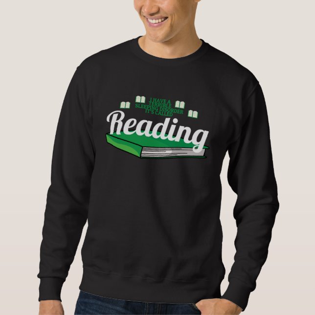 Sweatshirt Bookworm  Sarcastic Reading Bookaholic (Devant)