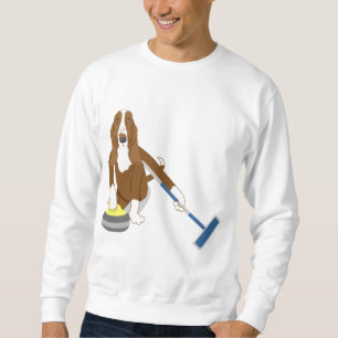 Sweatshirt Bordage de Basset Hound