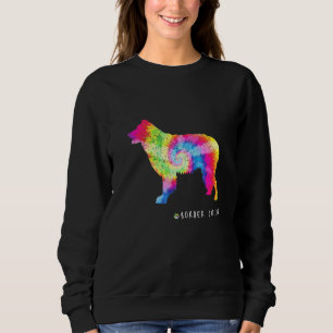 Sweatshirt Bordure Collie Chien Chien de Chien de Chien de Ch