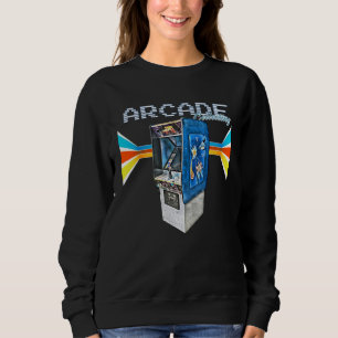 Sweatshirt Borne d'arcade machine 1970 1980 1990 Jeu vidéo C