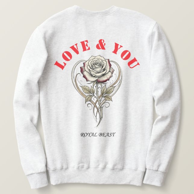 Sweatshirt Bosse Pour La Vie Que Vous Désirez - Couronne De L (Design dos)
