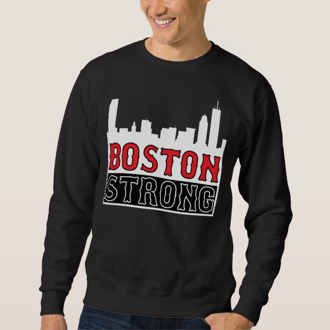 Sweatshirt Boston fort (Devant)