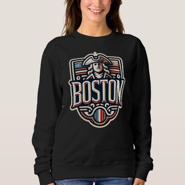 Sweatshirt Boston Massachusetts Paul Revere (Devant)